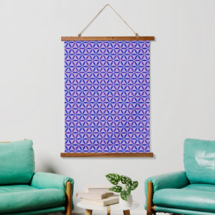 FLOWER OF LIFE - stamp pattern 4 Hanging Tapestry