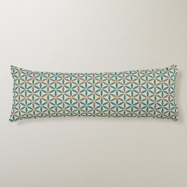 Flower of Life - stamp pattern - BG 1 Body Pillow (Front)