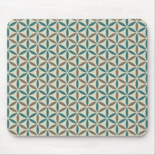 Flower of Life - stamp pattern - BG 1 Mouse Pad