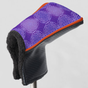 Flower of Life - stamp pattern - purple Golf Head Cover