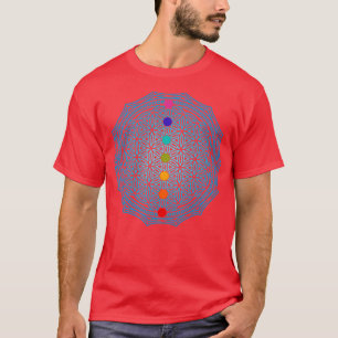 Flower of life turquoise 2 T-Shirt
