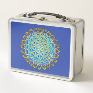 Flower Of Life - Vintage Blossom Ornaments 1 Metal Lunch Box