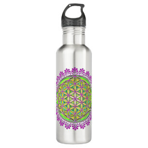 Flower Of Life - Vintage Blossom Ornaments 2 710 Ml Water Bottle