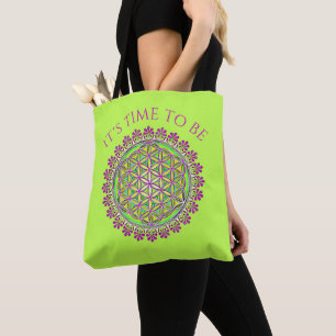 Flower Of Life - Vintage Blossom Ornaments 2 Tote Bag