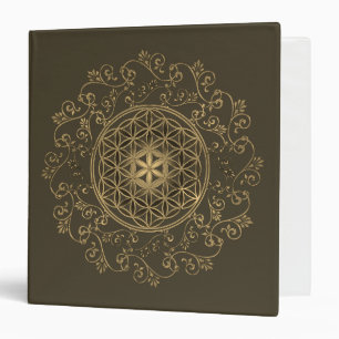 Flower Of Life - Vintage Ornaments Mandala 2 Binder