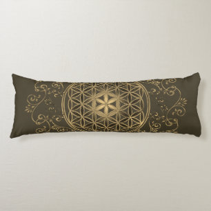 Flower Of Life - Vintage Ornaments Mandala 2 Body Pillow