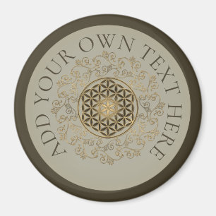 Flower Of Life - Vintage Ornaments Mandala 2 Magnet