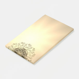 Flower Of Life - Vintage Ornaments Mandala 2 Post-it Notes