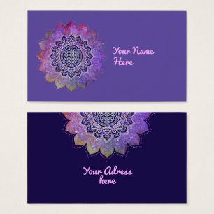 Flower Of Life - Vintage Style Galaxy Space 1