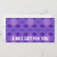 FLOWER OF LIFE - violet lila pattern