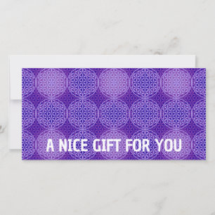 FLOWER OF LIFE - violet lila pattern