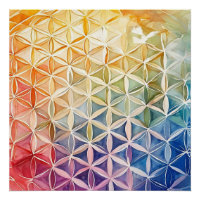 Flower of Life - Watercolor Painting