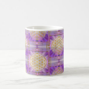 FLOWER OF LIFE - Yantra seamless pattern Coffee Mug
