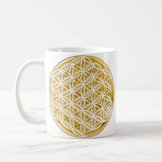 Flower Of Live / full gold Coffee Mug (Left)