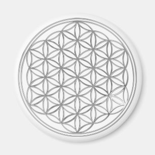 Flower Of Live / silver Magnet