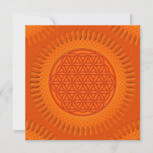 Flower Of Live - sun - seamless pattern 1