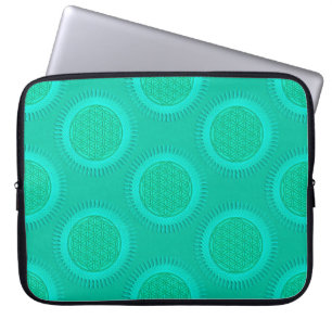 Flower Of Live - sun - seamless pattern 2 Laptop Sleeve