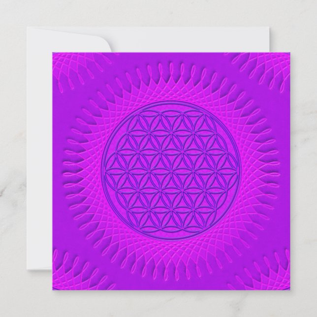 Flower Of Live - sun - seamless pattern 3 (Front)
