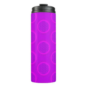 Flower Of Live - sun - seamless pattern 3 Thermal Tumbler