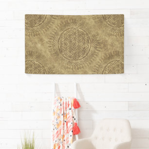 Flower Of Live - sun - seamless pattern 4 Banner