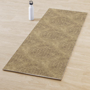 Flower Of Live - sun - seamless pattern 4 Yoga Mat