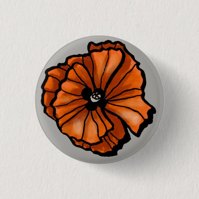 Flower of Primavera 1 Inch Round Button (Front)