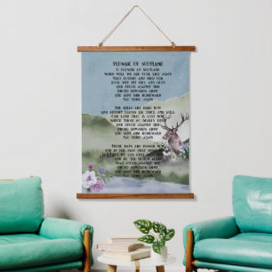 Flower of Scotland Lyrics  Hanging Tapestry