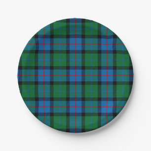 Flower Of Scotland National Tartan Paper Plate