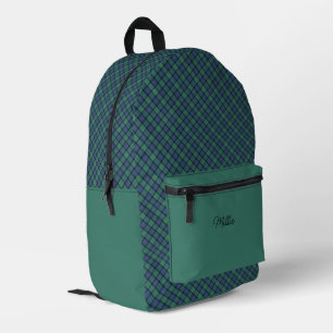 Flower of Scotland Scottish Clan Tartan Printed Backpack