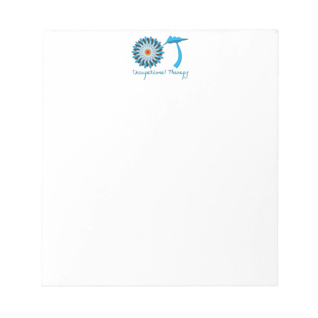 Flower OT Products Notepad (Front)