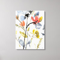 Flower Overlay - Watercolor Flowers & Stems