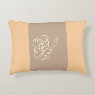 flower paint pillow