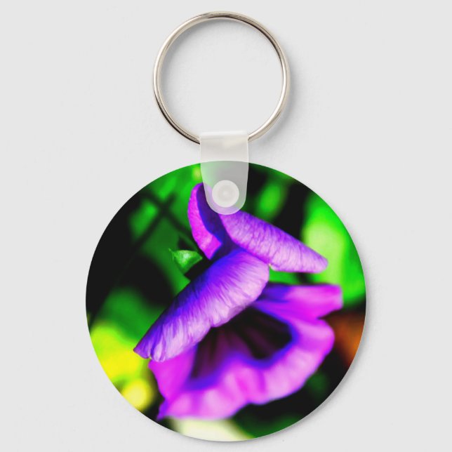 Flower Painting Keychain (Front)