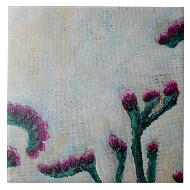 Flower Painting Tile (Front)