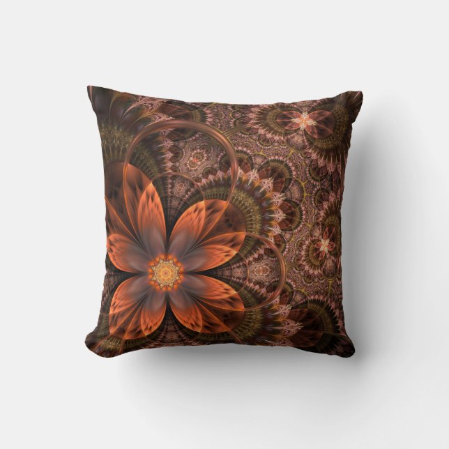 Flower Paisley Decorative Pillow (Front)
