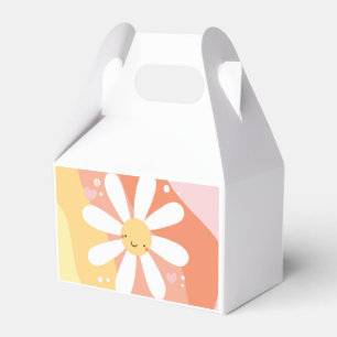 Flower Party 60's Hippie Birthday party Plates Favor Box