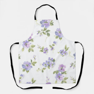 Flower pattern apron