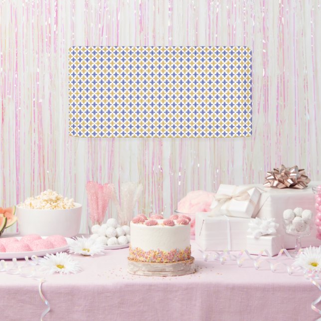 Flower Pattern Banner (Party)