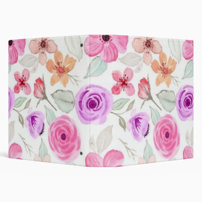 Flower pattern binder (Background)