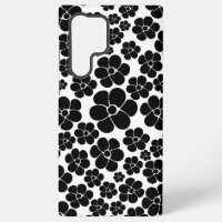 Flower Pattern - Black and White