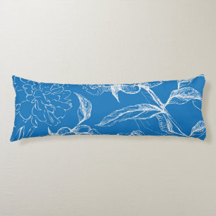 Flower pattern body pillow