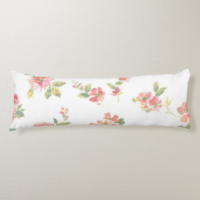 Flower pattern body pillow (Front)