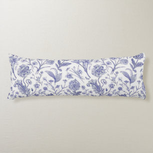 Flower pattern body pillow