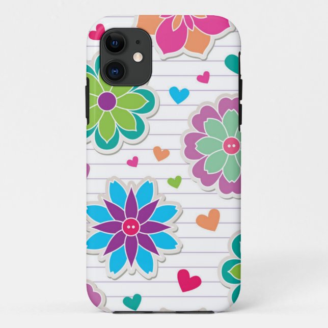 Flower pattern Case-Mate iPhone case (Back)