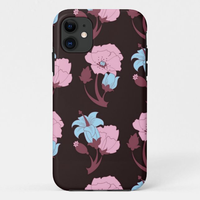 Flower pattern Case-Mate iPhone case (Back)