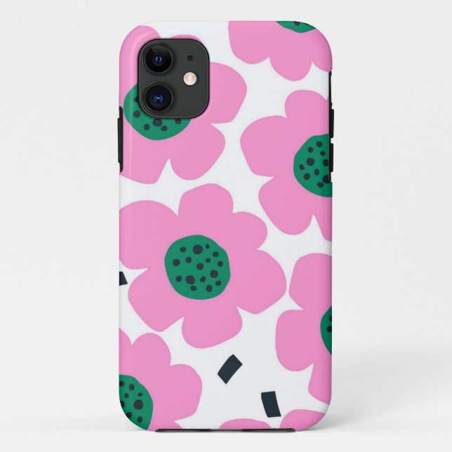 Flower pattern Case-Mate iPhone case (Back)