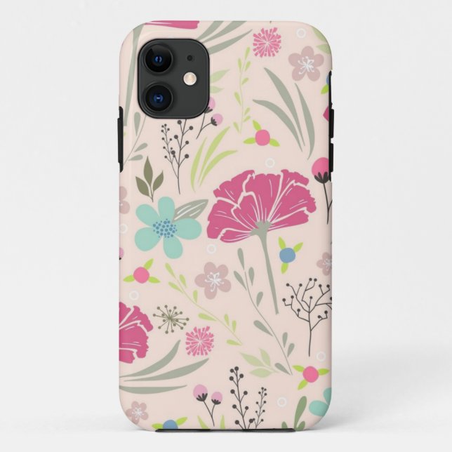 Flower pattern Case-Mate iPhone case (Back)