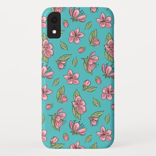 Flower pattern Case-Mate iPhone case (Back)