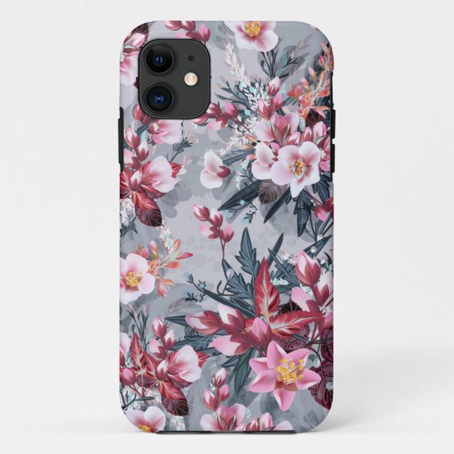 Flower pattern Case-Mate iPhone case (Back)