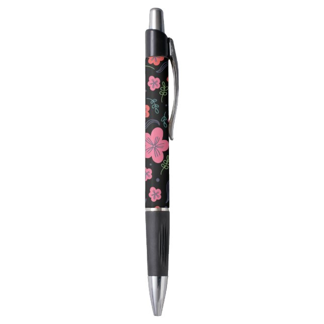  Flower pattern colourful beautiful  Pen (Bottom (Vertical))